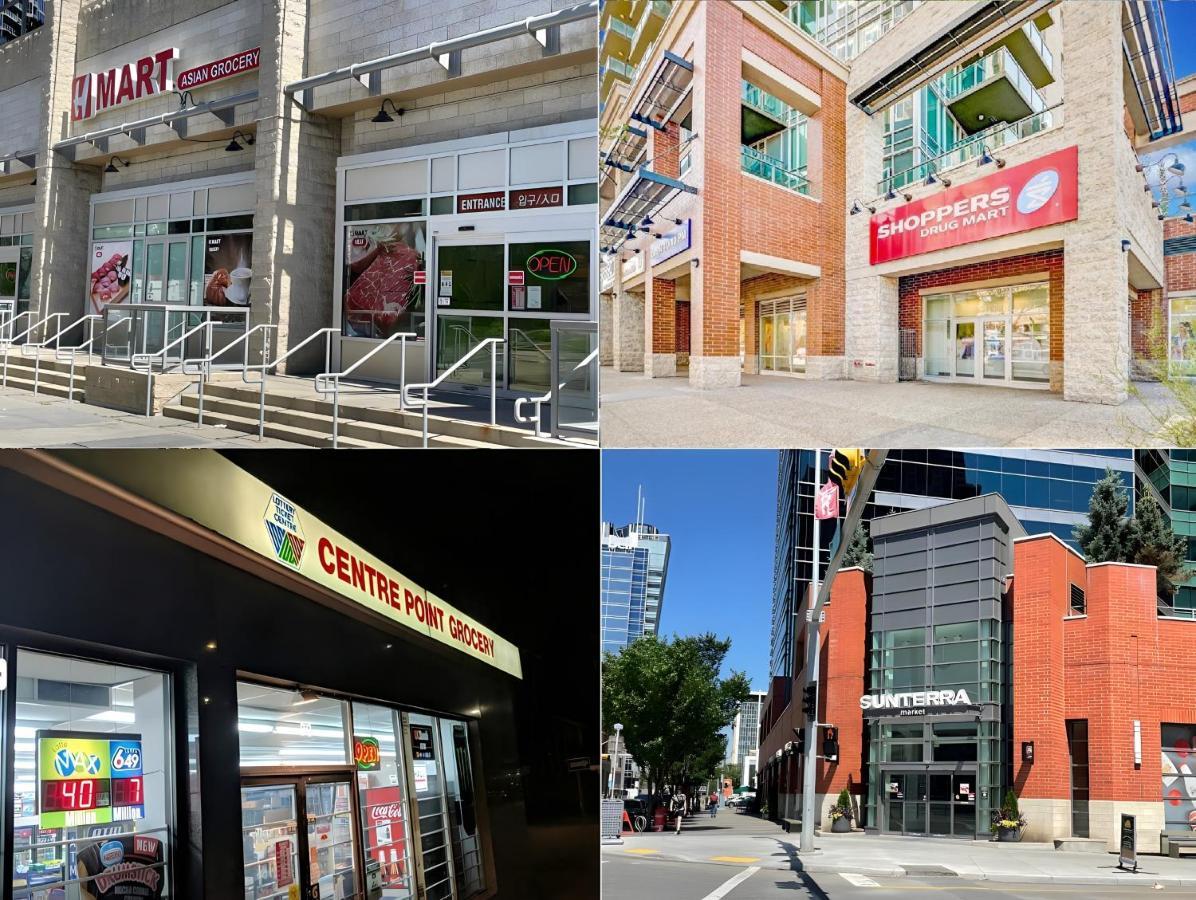 Entire Condo Downtown, Walk To Bmo & Stampede, Parking, 1,5 Hrs To Banff YYC المظهر الخارجي الصورة